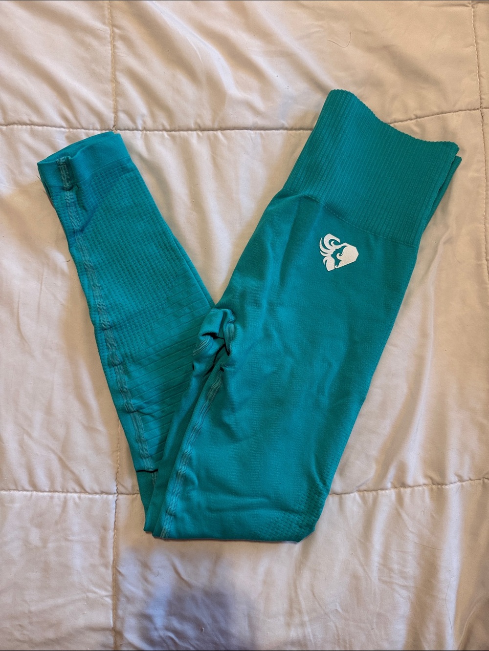 Teal Women’s Best Ribbed High-Waist Leggings